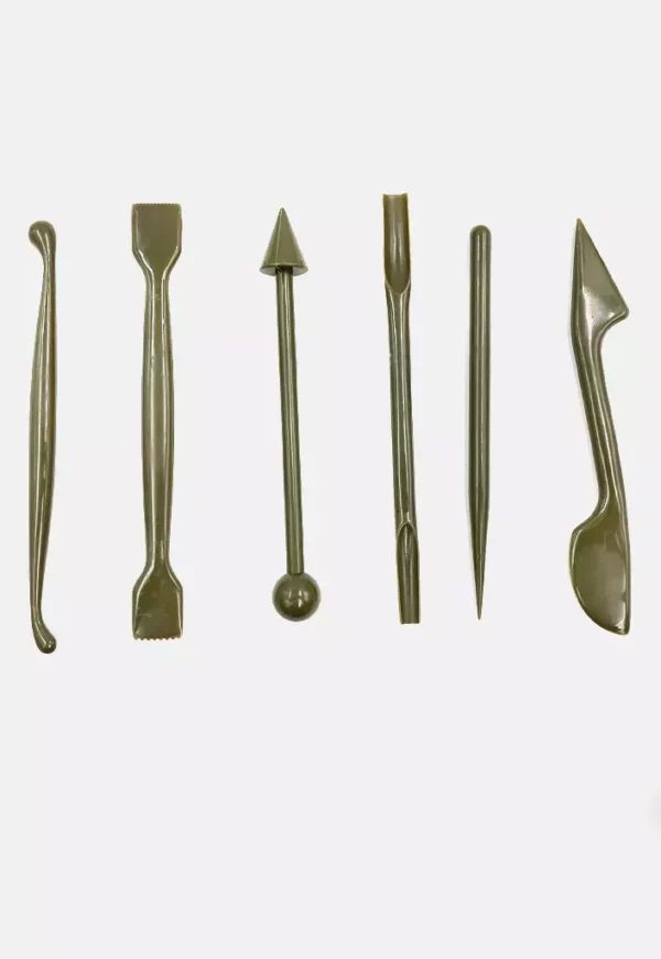 Set de 6 herramientas de modelado y escultura