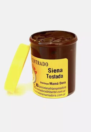 Pigmento Siena Tostada para porcelana fría Mamá Dora