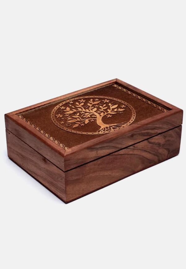 Caja de madera "Árbol de la Vida"