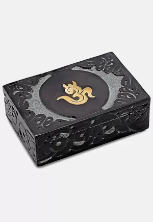 Caja de esteatita con "Om"1