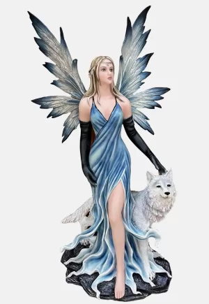 Hada Azul con lobo Guardian.