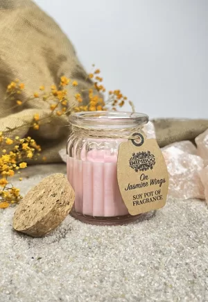 Vela de cera de soja aroma "Jazmín"