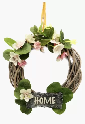 Corona floral "Home"