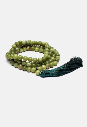 Japa Mala de Jade verde