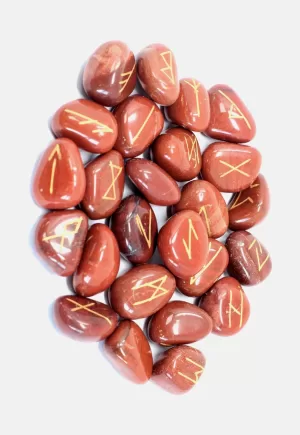 Oráculo de Runas de Jaspe Rojo
