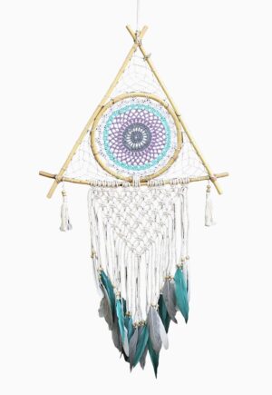 atrapasueños macrame turquesa