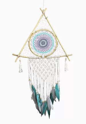 atrapasueños macrame turquesa