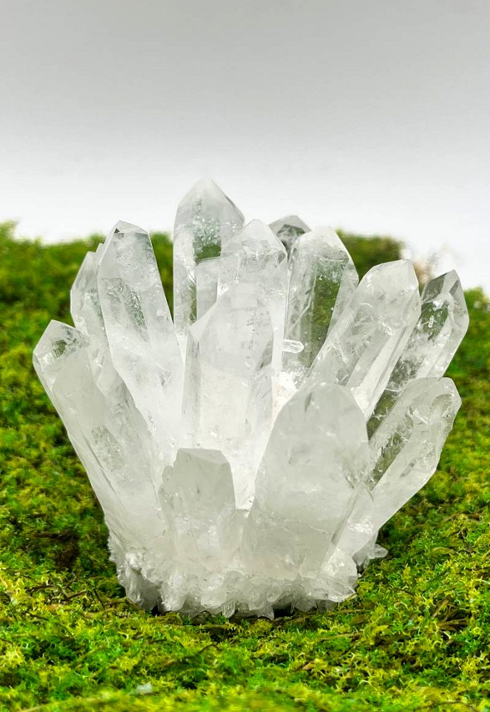 Drusa de cuarzo cristal